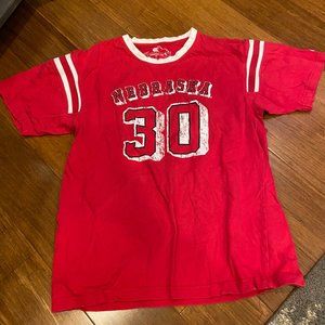 Nebraska red "30" t-shirt